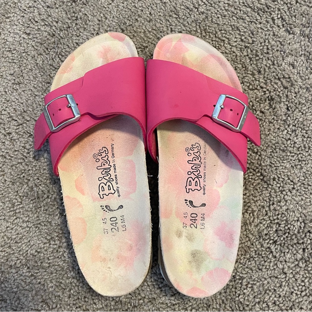 Birkenstock Fuchsia platform Slide Catalina Sandals - Sz 7/37